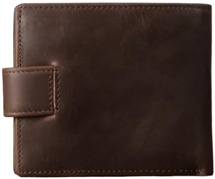 Wallet Triple Fold Mens Top Layer Cowhide Multiple Card Slots Wallets