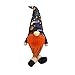 N/AB - Decorazioni in peluche con gnomi di Halloween, decorazione da tavolo scandinava, senza volto, per bambola (barba arancione)