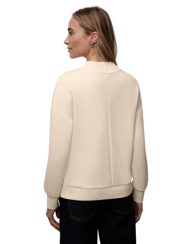 T-shirt Femme Street One anti-déformation avec finitions côtelées durables - 2