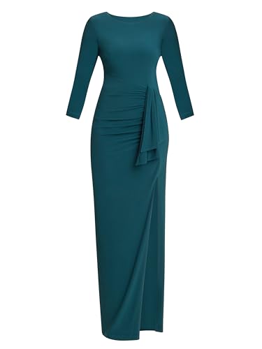Robe de cocktail maxi plissée Gina Bacconi pour vos soirées élégantes