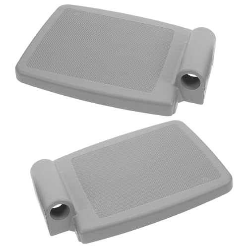 HEATSHAKING Reposapiés para Silla de Ruedas, 2 Piezas Resistentes Gris, Accesorios Ergonómicos Elevables para Personas Mayores, Recambios Duraderos y Compatibles Sillas de Movilidad