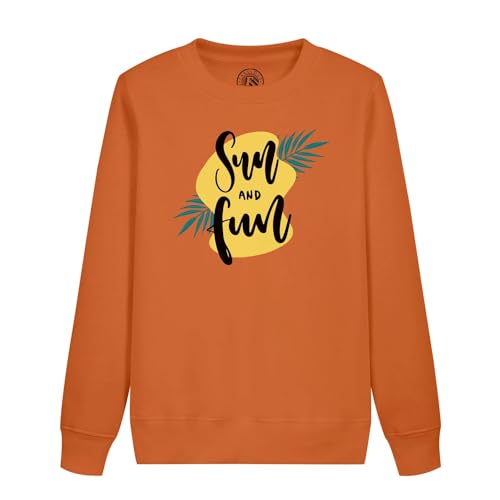 Sweat enfant Sun and Fun au design imprimé vacances et mer pour les sorties