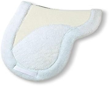 Success Equestrian Deluxe Hunter NO Slip Saddle Pad White, Pony or Small