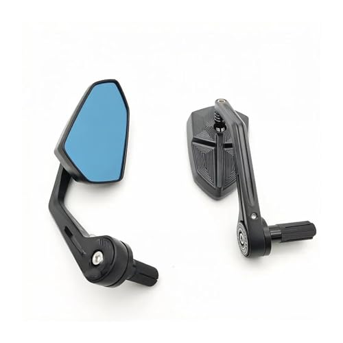 Rétroviseurs moto pour embout de guidon 22mm en virage et road-trip