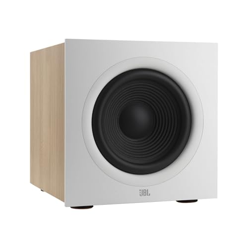 Image of JBL Stage 2 200P 300 Watt 10 Inch Powered Subwoofer (Latte)