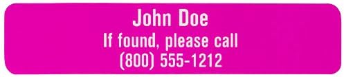 Bright Personalized Labels – Free Printing Custom Labels – 29 Assorted IDmyStuff Labels for Daycare, School, Tools – Waterproof, Fade Resistant, Colorful Label Sheet 3 Sizes ID Identification Tags