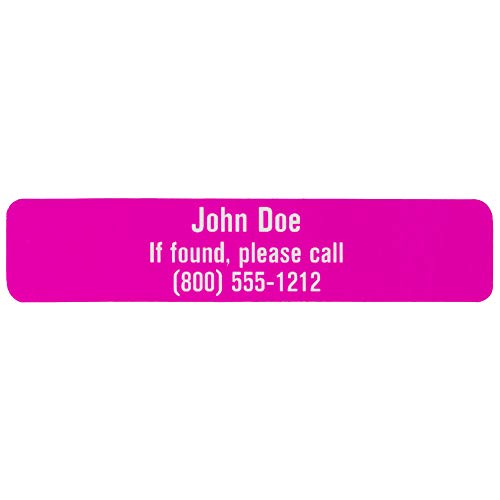 Bright Custom Personalized Labels – 29 Assorted Size IDmyStuff® Labels for Daycare, School, Tools – Waterproof, Fade Resistant, Colorful Label Sheets