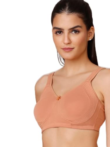 Image of NYKD (Nyb169 Cotton Non Padded & Non Wired Side Support Encircled Shaping Bra for Women (Pack of 2)|Full Coverage Bra with Contoured Lift & Support | No-Dig Fabric Straps (Available in Plus Sizes)