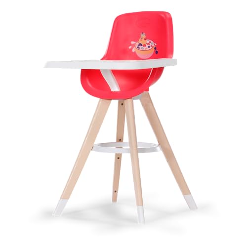 BABY born doll high chair for 36cm and 43cm dolls in modern Scandi design, perfect height for children's table