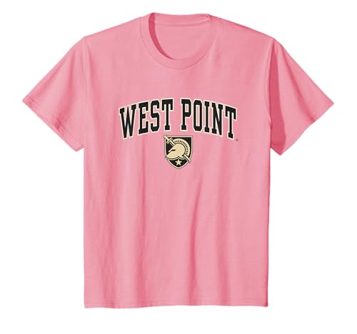 Kids Army Black Knights Kids Arch Over Pink Officially Licensed T-Shirt