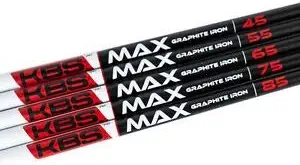 KBS MAX Graphite Iron Golf Shafts 4-PW, Set of 7 (Choose Flex)
