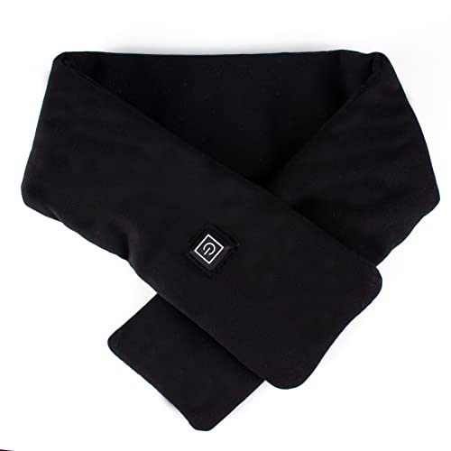 Écharpe Chauffante USB Écharpe Électrique d'hiver Écharpe Chauffante Intelligente USB avec 3 Niveaux Température Réglable et Banque de Puissance pour Femmes Hommes (noir) Cover