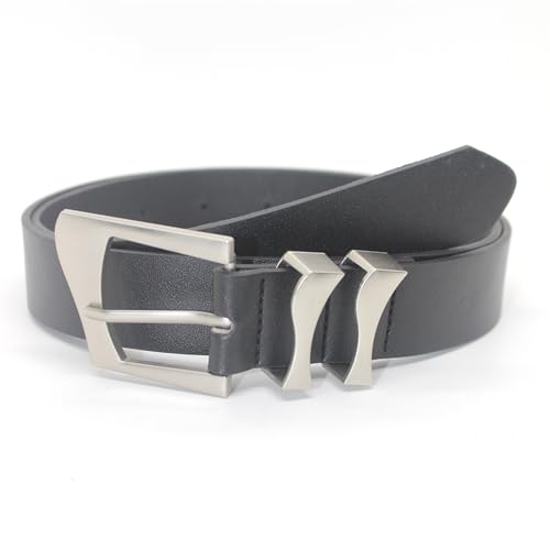 Irregular Metal Buckle Belt For Teens Adults Aesthetic PU Belt Fashion Casual Waistband Jeans Belt Waist Accessories Waist Be4