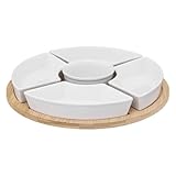 Matière : Porcelaine Paris Prix Secret de Gourmet - Set Apéritif 6 Pièces 27cm Blanc