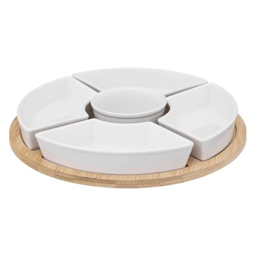 Paris Prix Secret de Gourmet - Set Apéritif 6 Pièces 27cm Blanc