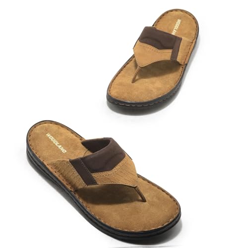Image of Woodland Men's Leather Slippers