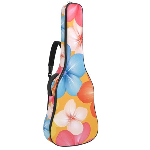 Étui guitare acoustique léger anti-pluie avec 2 poches pour partitions