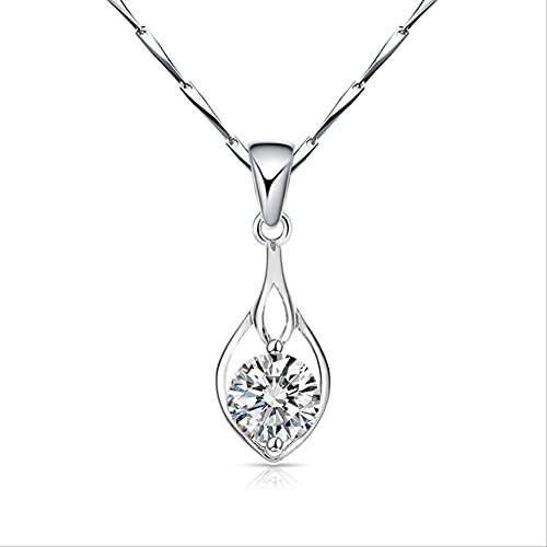 Collier double cercle 925 pendentif zircon pour femme