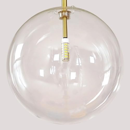 Lámpara de techo de cristal dorada para iluminar cocinas oscuras con estilo 8