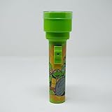 TMNT Handheld Flashlight Projector Light with Character Lens - Halloween Safety Trick or Treat, Night Light, Stocking Stuffer or Play