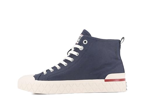 Image of Palladium Unisex Palla Ace Mid Organic Canvas Lace Up Sneaker