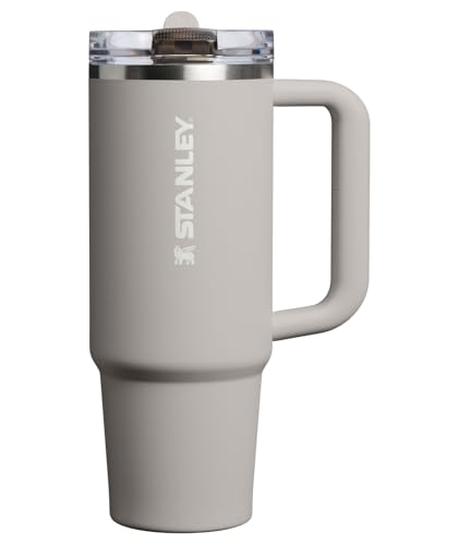 Image of STANLEY Quencher ProTour Flip Straw Tumbler with Leakproof Lid 30 oz | Built-In Straw & Handle | Cupholder Compatible for Travel | Insulated Stainless Steel Cup | BPA-Free | Ash