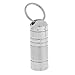 Produktbild Sharplace Mini-Kapsel Outdoor Titanlegierung Container Flasche wasserdichte Pillendose Kleinteile Aufbewahrungsbox Pillenbox Schlüsselanhänger
