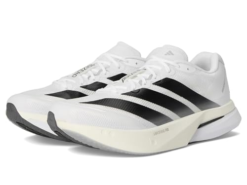 Adidas Men's Ftwwht/Cblack/Dshgry Adizero Boston 13 M FTWR whiteCore Black/Dash Grey 5 US