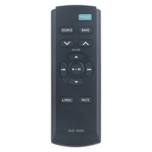 ALLIMITY Remote Control Replace fit for Alpine Car Radio Stereo RUE-4202 RUE 4202 RUE4202 CDA-137BTI CDE-192R INE-W920R INE-W925R INE-W997E46 UTE-93DAB X800D-ML X800D-S906 X800D-V447 X901D-G6