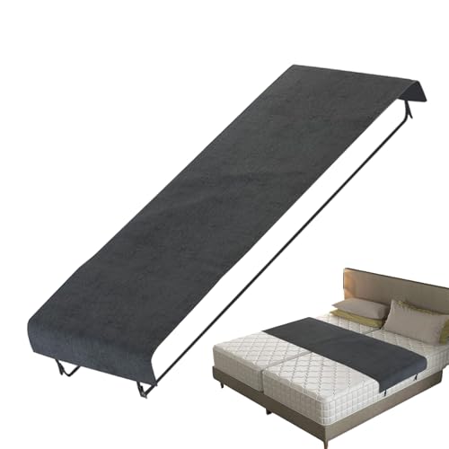 Yplkm Convertidor De Cama De Individual A King Size,Relleno Dividido con Correas De Sábana | Conector De Cama Larga para Dos Colchones | para Familias Invitados Hogar Dormitorios Hotel Apartamento