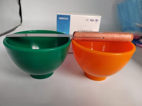 Set de 4 tazones flexibles de goma para mezclar miniatura 4