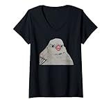 Womens Annoyed Bird Meme V-Neck T-Shirt
