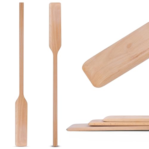 Spatule extra longue 60 cm en bois robuste anti-rayure - 5