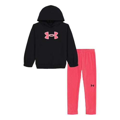 Image of Under Armour Girl's 2-piece Sweatshirt and Leggings Outfit Set