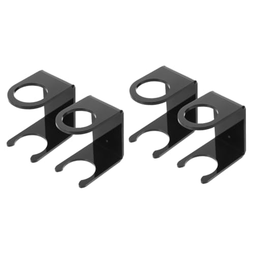 Yardwe 2sets Multi-functional Bat Display Rack Baseball Holders for Wall Baseball Bat Holder Acrylic Support 2pcs*2