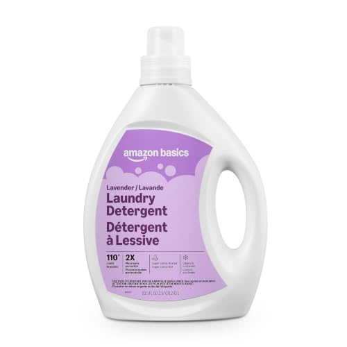 25% coupon - Amazon Concentrated Liquid Laundry Detergent, Lavender, 110 loads