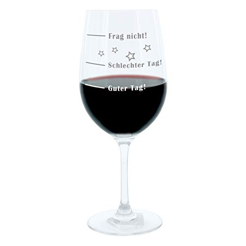 Leonardo Stimmungs-Weinglas mit lustiger Gravur - 3