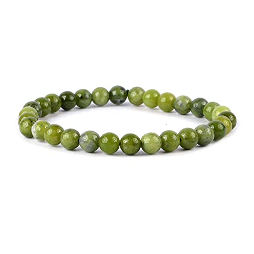 Image of Reiki Crystal Products Natural Crystal Stone Bracelet 6 mm Round Beads for Men & Women | Gemstone Jewellery Bracelet | Reiki Charged | Multiple Stone Variants Available