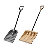 アイリスオーヤマ 雪かきセット(スコップ+雪かき) 軽量1.1kg 着脱可式でコンパクト収納 持ち運び便利 SYS-101 グレー/ベージュ