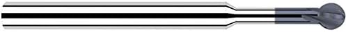 1/2 (0.5000) Undercutting-Lollipop Carbide End Mill, AlTiN Coated .4250 Flute Length, 4 Flute, 10° Helix Angle, 2.0000 Length Below Shank, 4.0000 OAL - RLC294210A