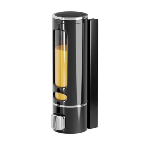 Image of ABS Liquid Soap Dispenser for Bathroom, Kitchen & Office | 1Pc Set (400ML) Black | Wall Mounted