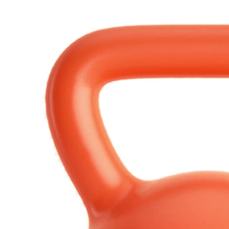 Profesjonalne Ciężarki Kettlebell z szeroką rączką do Treningu Siłowego, Sprzęt do ćwiczeń, materiał PE do Użytku na Zewnątrz (20 funtów / 9,1 kg Pomarańczowy)