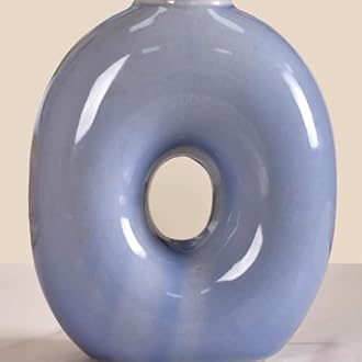 Nestasia Ceramic Bathroom Accessories Set of 2 - Liquid Soap Pump Dispenser & Toothbrush Holder for Wash Basin & Bathroom - Blue & Gold Glossy Bath Set