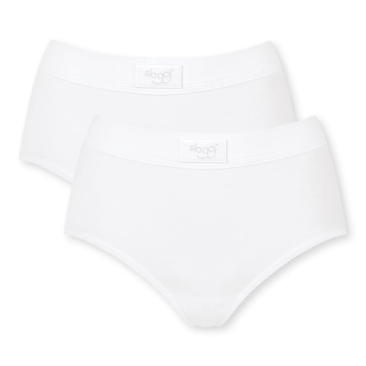 Sloggi Women's Double Comfort Maxi 2P Briefs, WHITE, 20