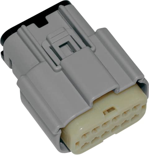 Namz Custom Cycle Molex MX 150 Female Connector - 12-Pin - Gray