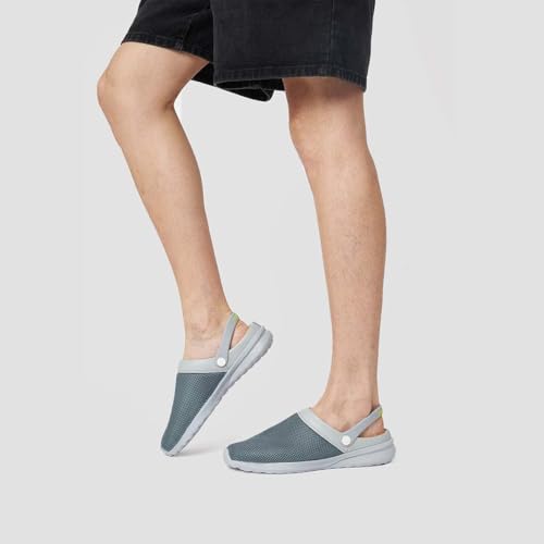 KazarMax Men's Classic Casual Clogs | Sandals with Adjustable Back Strap | Comfortable & Light Weight | Stylish & Anti-Skid | Everyday Use Memory Foam Clogs (Image - 5)