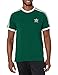 adidas Men's Originals 3 Stripes Tee, Collegiate Green, L