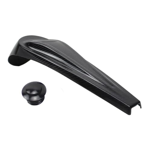 Couvercle réservoir carbone brillant Harley Touring style premium