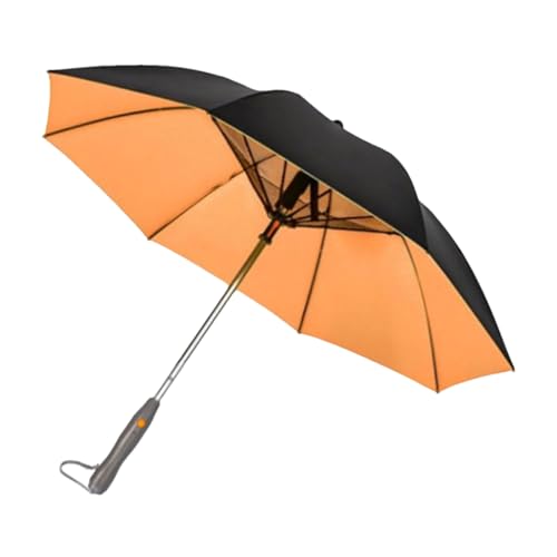 Paraguas plegable de viaje, paraguas compacto con protección UV UPF 50+, ummbrela con ventilador, sombrilla de refrigeración | Sombrilla portátil con ventilador y rociador para viajes de verano, playa