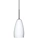 Besa 1BT-150907-BR Contemporary Modern One Light Pendant from Chrissy Collection in Bronze/Dark Finish,